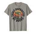 Easily Distracted Dragons Books T-Shirt - Minimalist Print Unisex - T-Shirt, Sweatshirt, Hoodie