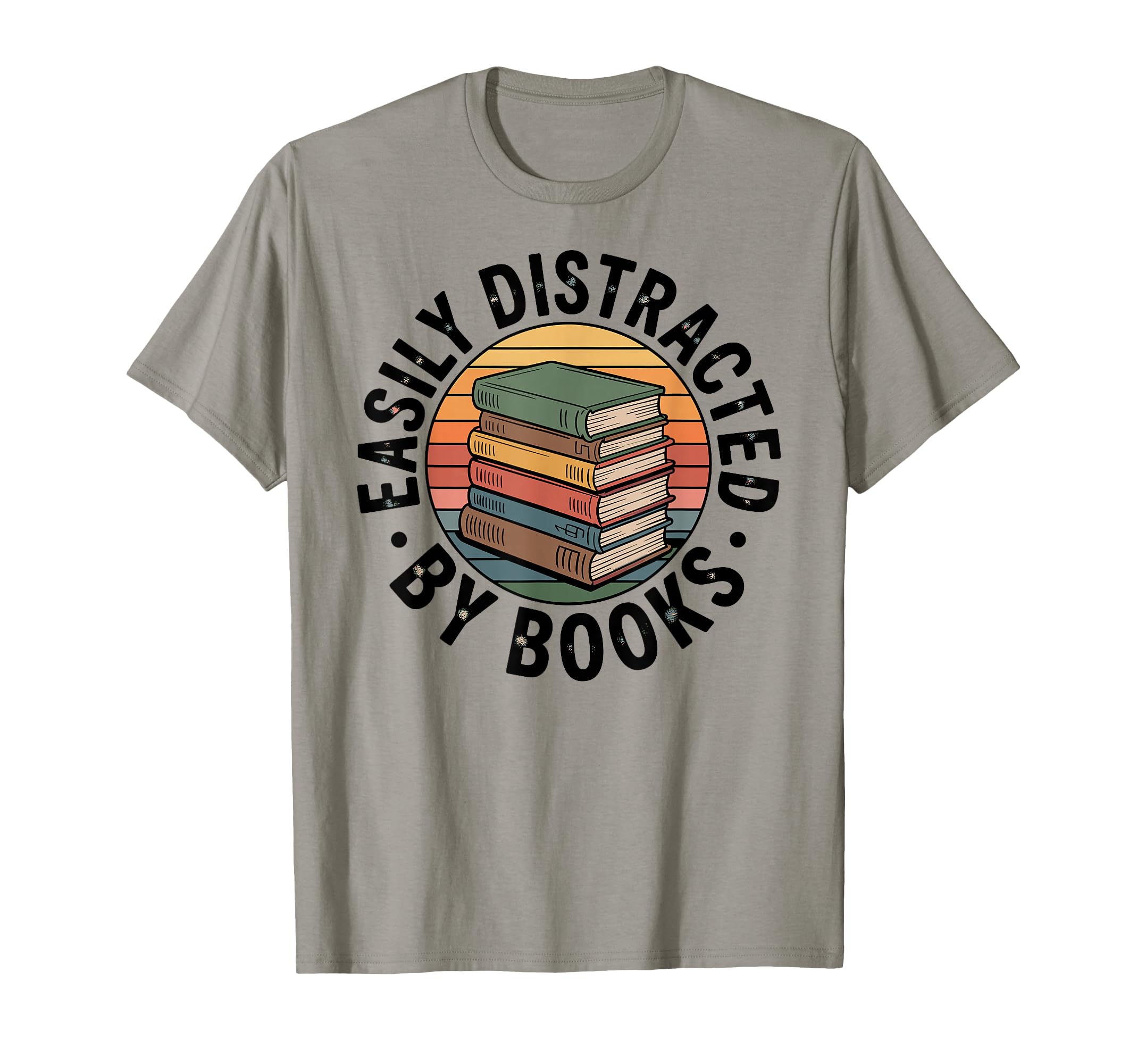 Easily Distracted Dragons Books T-Shirt - Minimalist Print Unisex - T-Shirt, Sweatshirt, Hoodie