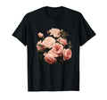 Chic Peach Roses T-Shirt - Casual Everyday Wear Unisex - T-Shirt, Sweatshirt, Hoodie