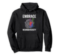 Embrace Neurodiversity Adhd Hoodie - Casual Everyday Wear for Adults - T-Shirt, Sweatshirt, Hoodie