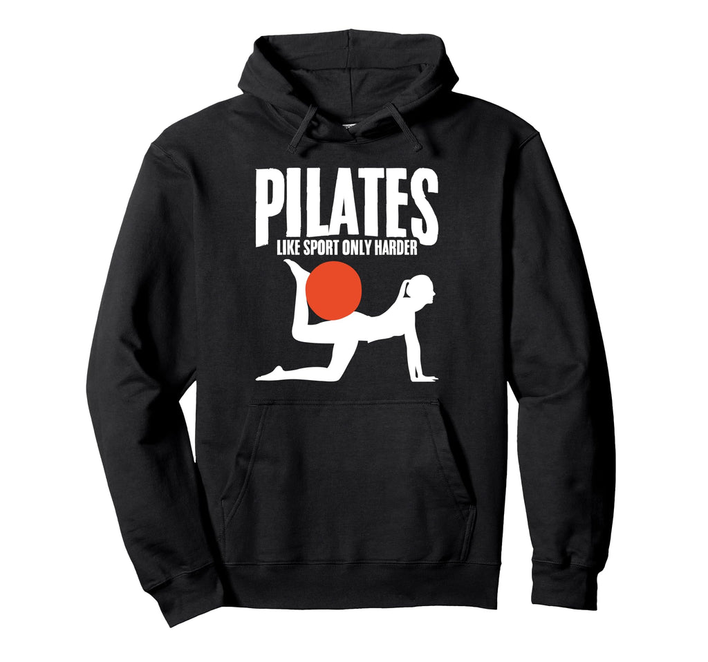 Pilates Workout Training Exercise Hoodie - Minimalist Print for Adults - T-Shirt, Sweatshirt, Hoodie