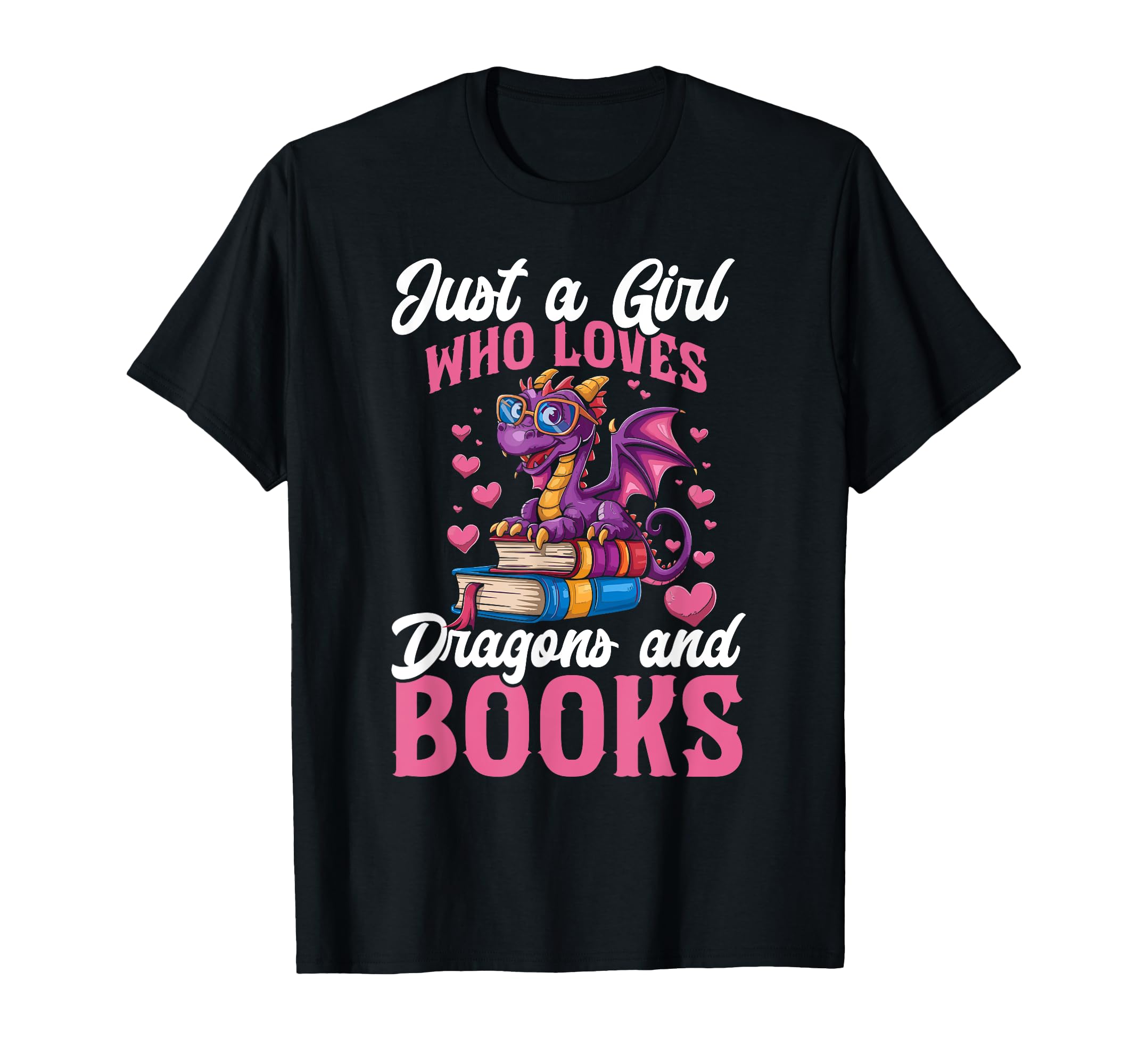 Just Who Loves Dragons And Books Dragon T-Shirt - Aesthetic Graphic Unisex - T-Shirt, Sweatshirt, Hoodie