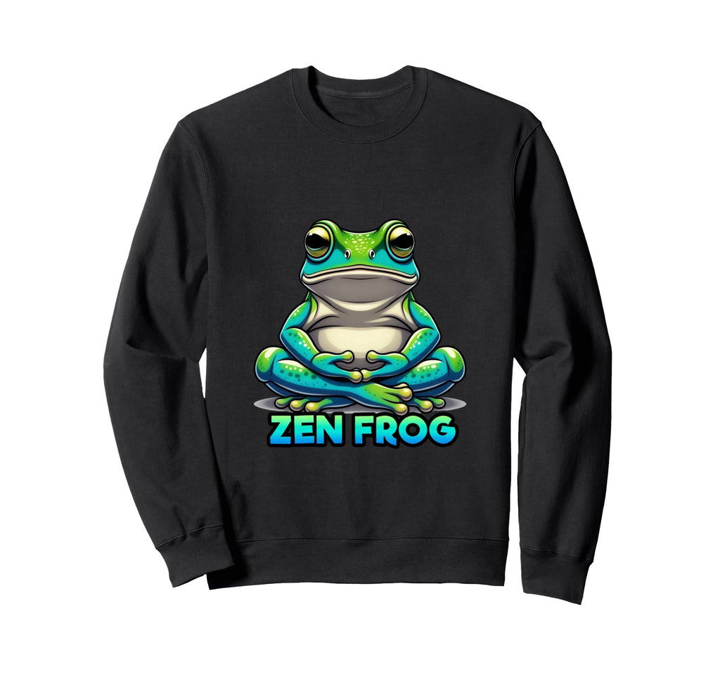 Peaceful Meditation Amphibian Sweatshirt - Unique Graphic Men Women - T-Shirt, Sweatshirt, Hoodie