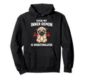 Even My Inner Demon Is Overstimulated Hoodie - Streetwear Style for Adults - T-Shirt, Sweatshirt, Hoodie