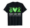Mental Health Matters Peace Love Mental T-Shirt - Trendy Graphic Men Women - T-Shirt, Sweatshirt, Hoodie