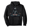 Meditation Ninja Yoga Pose Relaxing Hoodie - Graphic Print for Adults - T-Shirt, Sweatshirt, Hoodie