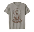 Buddha Patience Prayer Lotus T-Shirt - Fun Novelty Design for Adults - T-Shirt, Sweatshirt, Hoodie