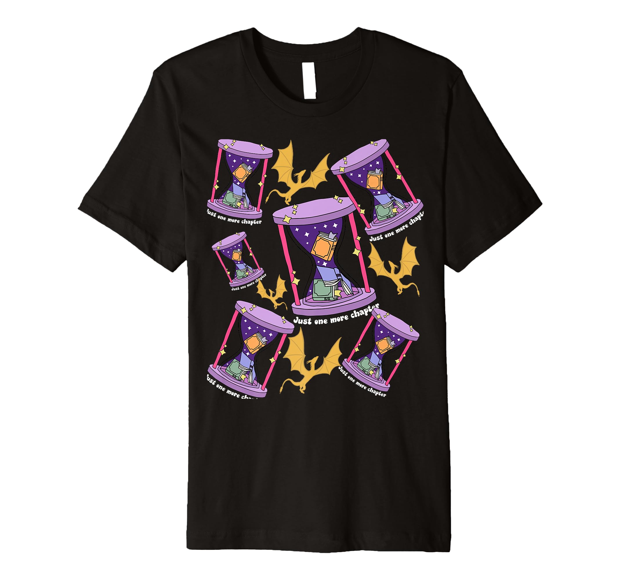 Fantasy Dragon And Hourglass Whimsical T-Shirt - Streetwear Style Unisex - T-Shirt, Sweatshirt, Hoodie