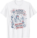 Pledge Allegiance to Your Hands Your Team Your Vibes America T-Shirt Unisex T-shirt, Sweatshirt, Hoodie, Long Sleeve Tee - T-Shirt, Sweatshirt, Hoodie