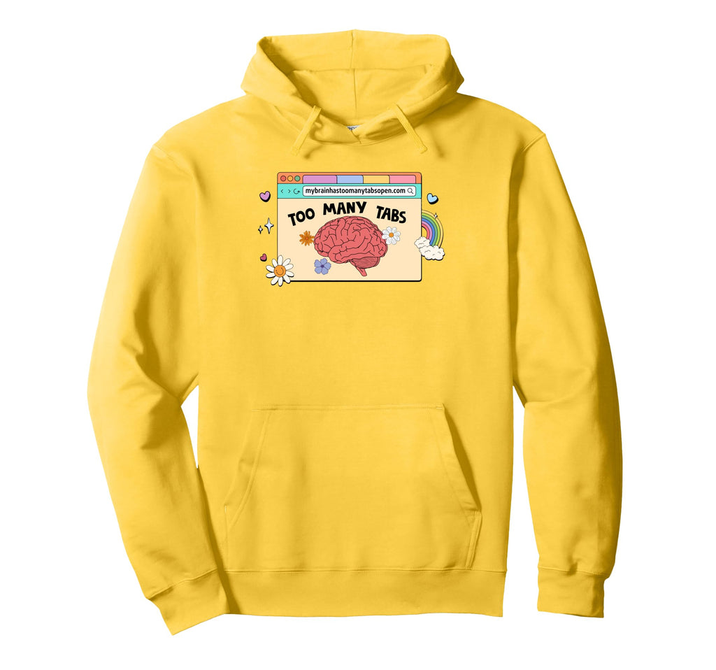 Mental Health Depression Anxiety Hoodie - Aesthetic Graphic Men Women - T-Shirt, Sweatshirt, Hoodie