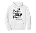Raised Books And Dragons Fantasy Book Hoodie - Graphic Print for Adults - T-Shirt, Sweatshirt, Hoodie