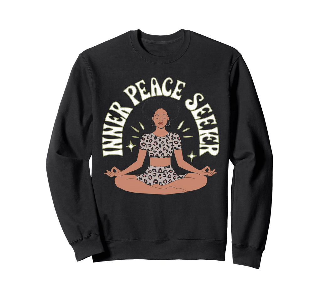 Spiritual Seeker Meditation Reiki Sweatshirt - Graphic Print Men Women - T-Shirt, Sweatshirt, Hoodie