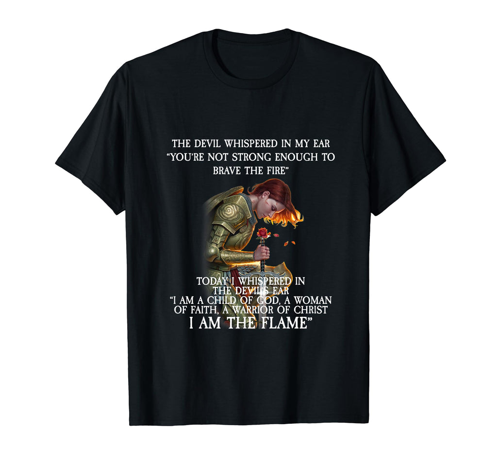 Devil Whispered My Ear You Are Not T-Shirt - Unique Graphic for Adults - T-Shirt, Sweatshirt, Hoodie