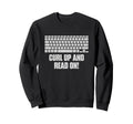 Curl Up And Read Funny Bookworm Sweatshirt - Minimalist Print for Adults - T-Shirt, Sweatshirt, Hoodie