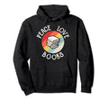 Peace Love Books Library Reading Book Hoodie - Fun Novelty Design Unisex - T-Shirt, Sweatshirt, Hoodie