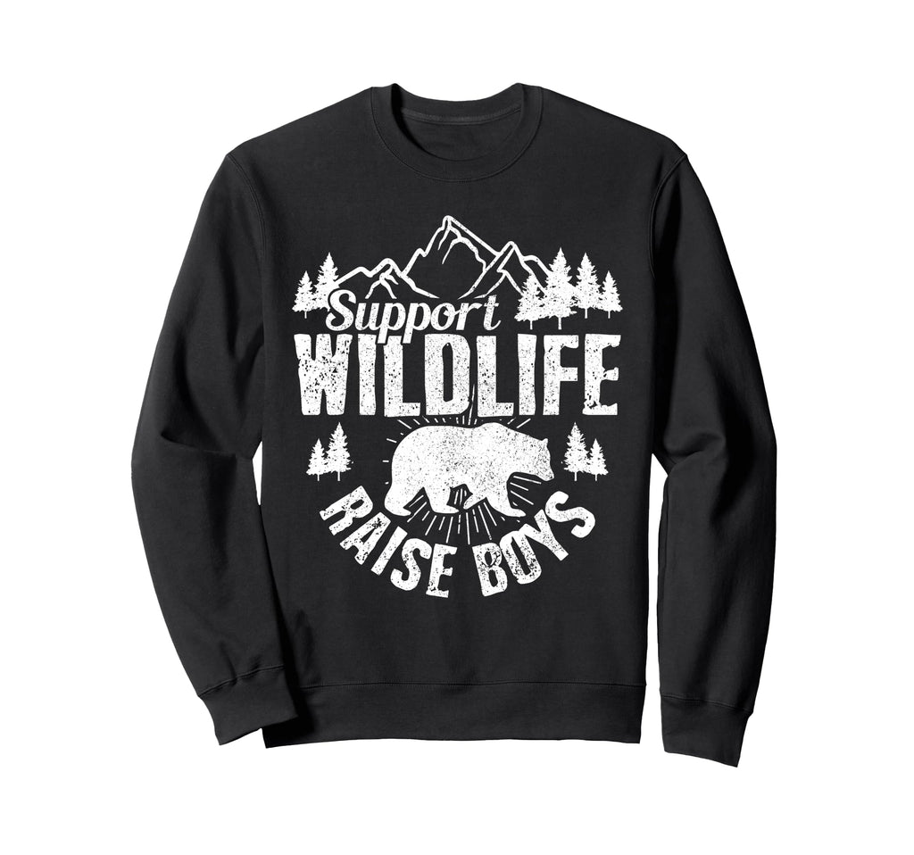 Support Wildlife Raise Mom Dad Sweatshirt - Custom Art Print for Adults - T-Shirt, Sweatshirt, Hoodie