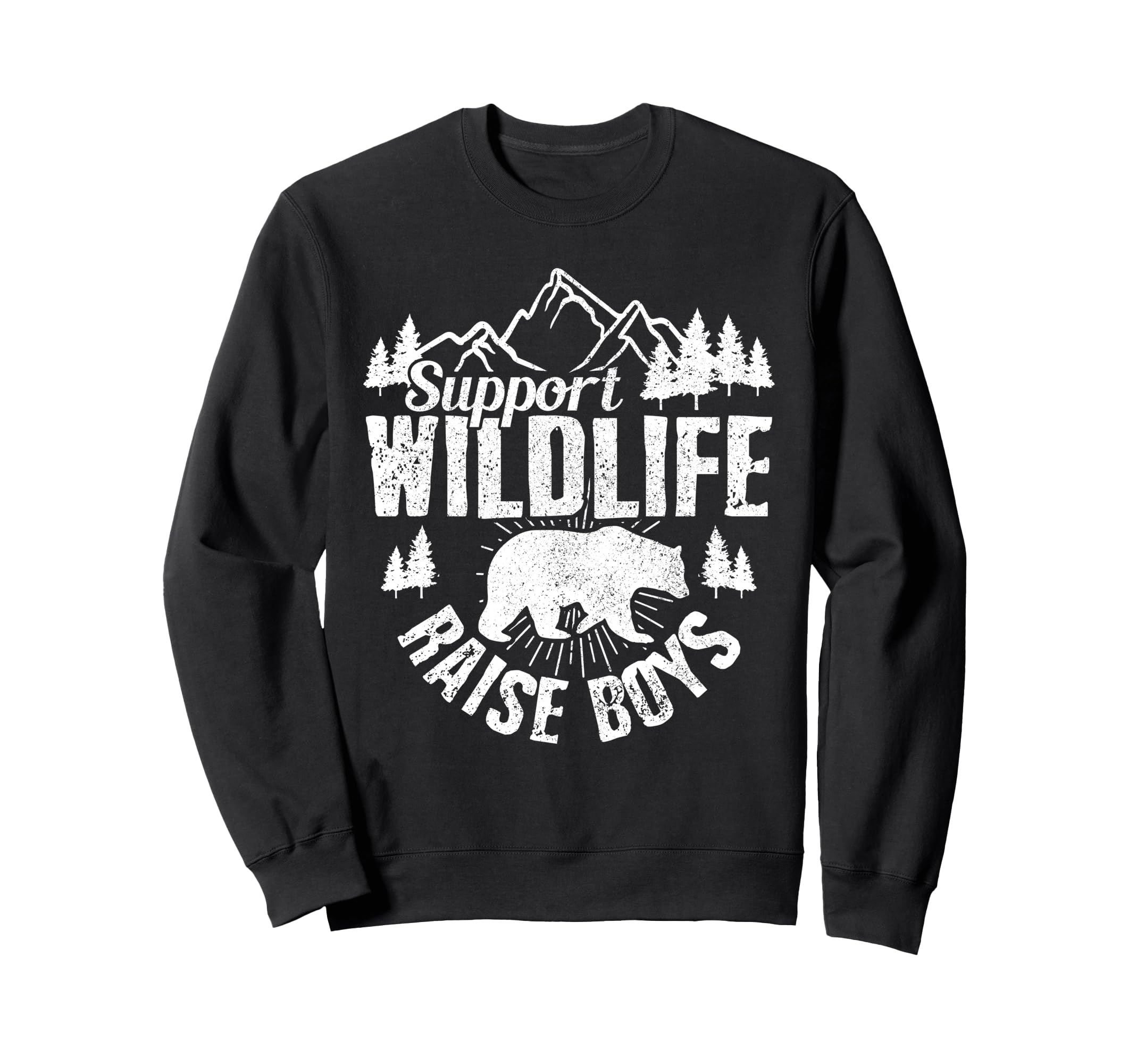 Support Wildlife Raise Mom Dad Sweatshirt - Custom Art Print for Adults - T-Shirt, Sweatshirt, Hoodie