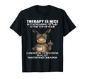 Therapy Is Nice But Screaming Fck Your T-Shirt - Trendy Graphic Unisex - T-Shirt, Sweatshirt, Hoodie