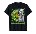 End Stigma Mental Health Matters T-Shirt - Novelty Apparel Unisex - T-Shirt, Sweatshirt, Hoodie