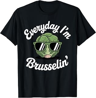 Brussels Sprouts Art for Men Women Veggie Brussels Sprout T-Shirt Unisex T-shirt, Sweatshirt, Hoodie, Long Sleeve Tee - T-Shirt, Sweatshirt, Hoodie