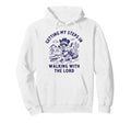 Getting My Steps Walking Lord Raccoon Hoodie - Custom Art Print for Adults - T-Shirt, Sweatshirt, Hoodie