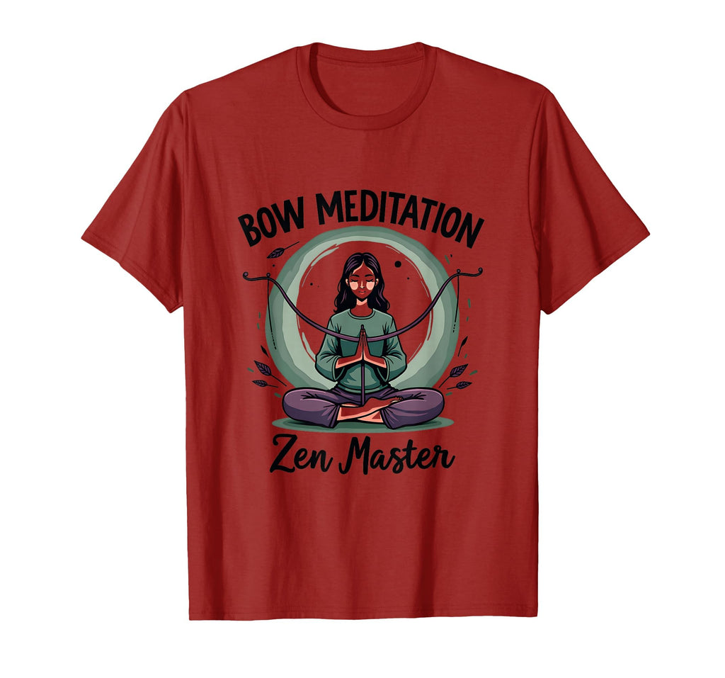 Bow Meditation Zen Master Mindfulness T-Shirt - Streetwear Style Unisex - T-Shirt, Sweatshirt, Hoodie
