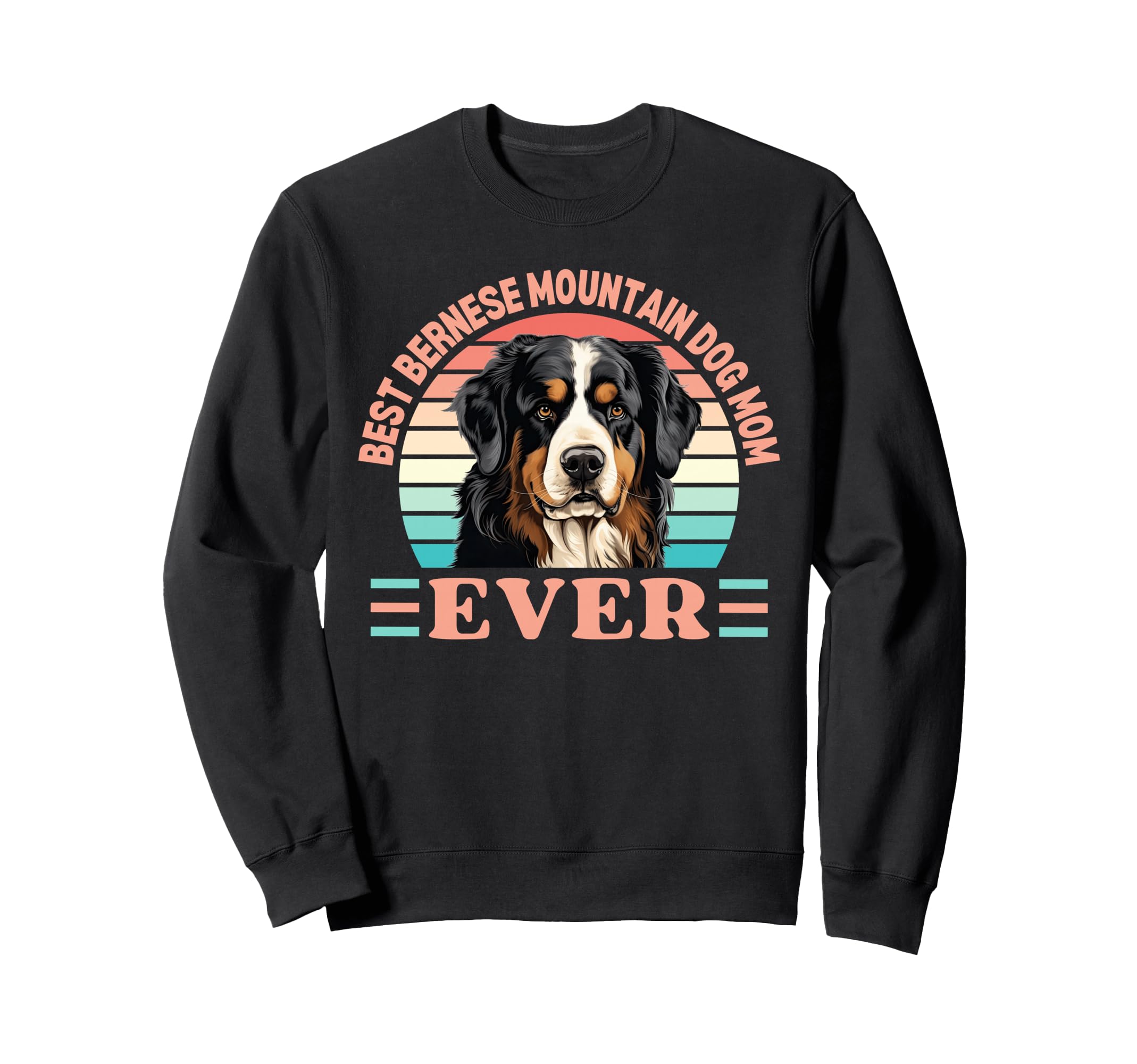 Best Bernese Mountain Dog Mom Sweatshirt - Aesthetic Graphic for Adults - T-Shirt, Sweatshirt, Hoodie