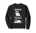 Funny Yoga Inhale Exhale Pooping Sweatshirt - Fun Novelty Design Unisex - T-Shirt, Sweatshirt, Hoodie