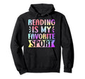 Reading Is My Favorite Sport Book Lover Hoodie - Fun Novelty Design Unisex - T-Shirt, Sweatshirt, Hoodie