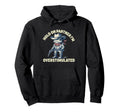 Hold Partner Im Overstimulated Cowboy Hoodie - Minimalist Print for Adults - T-Shirt, Sweatshirt, Hoodie