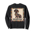 Dachshund Dog Womens Dachshund Sweatshirt - Fun Novelty Design for Adults - T-Shirt, Sweatshirt, Hoodie