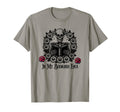 My Bookish Era Goth Skelton And Flowers T-Shirt - Streetwear Style Unisex - T-Shirt, Sweatshirt, Hoodie