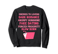 Bibliophile Romance Book Genre Sweatshirt - Casual Everyday Wear Unisex - T-Shirt, Sweatshirt, Hoodie