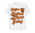 Coffee Gets Me Started Jesus T-Shirt - Casual Everyday Wear for Adults - T-Shirt, Sweatshirt, Hoodie