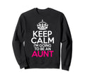 Keep Calm Im Going To Be Aunt Sweatshirt - Minimalist Print for Adults - T-Shirt, Sweatshirt, Hoodie