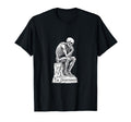 Skeleton Overthinker Funny Dark Gothic T-Shirt - Trendy Graphic Unisex - T-Shirt, Sweatshirt, Hoodie