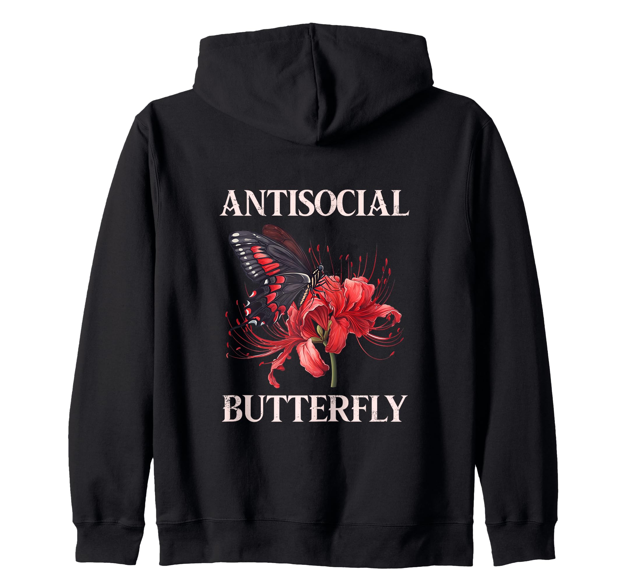 Antisocial Butterfly Gift T-Shirt - Fun Novelty Design Unisex - T-Shirt, Sweatshirt, Hoodie