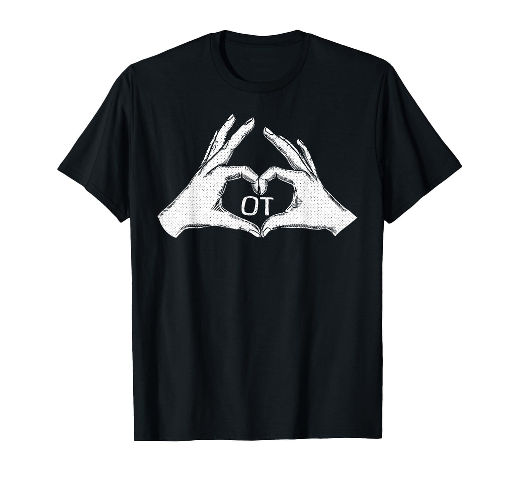 Heart Hands Occupational Therapy Ot T-Shirt - Aesthetic Graphic Unisex - T-Shirt, Sweatshirt, Hoodie