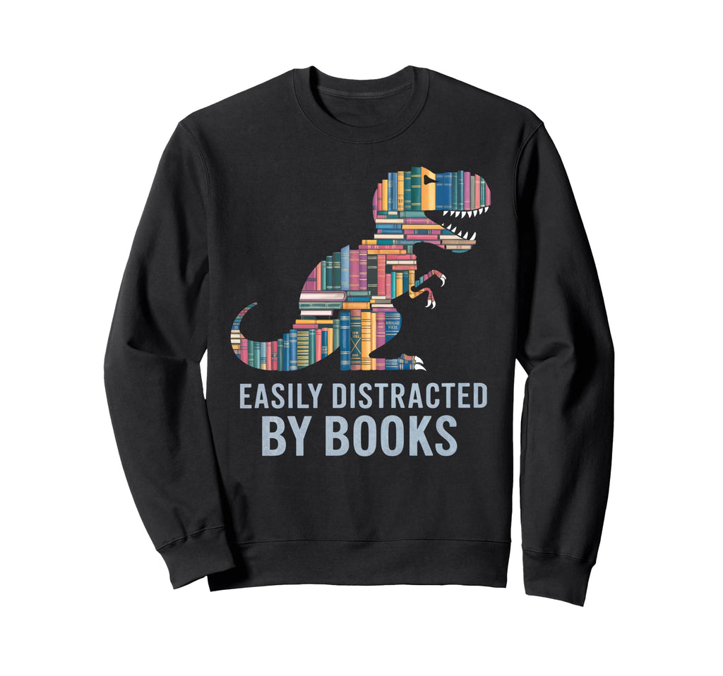 Stuffed T Rex Trex Stuffy Books Nerds Sweatshirt - Minimalist Print Unisex - T-Shirt, Sweatshirt, Hoodie