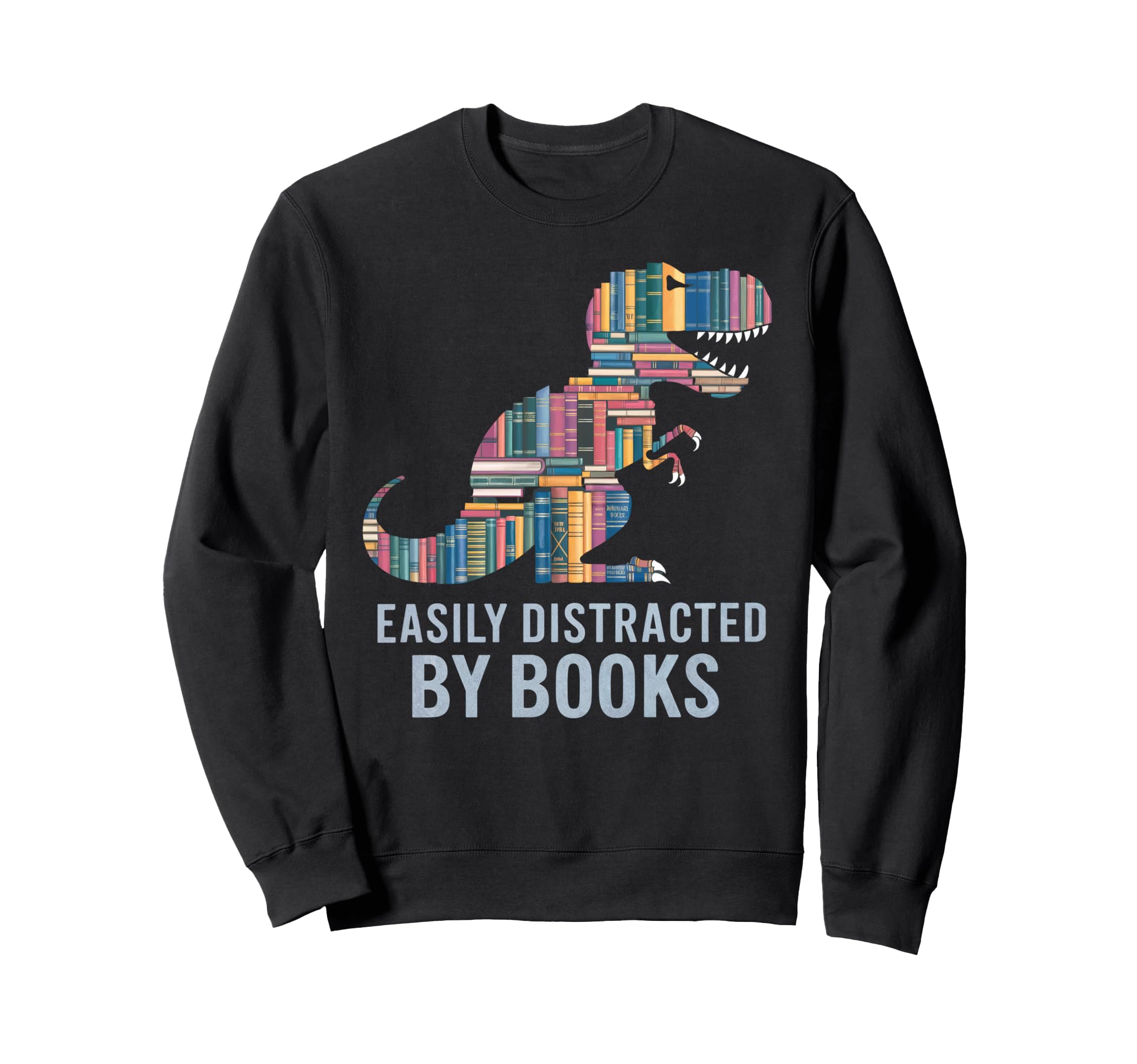 Stuffed T Rex Trex Stuffy Books Nerds Sweatshirt - Minimalist Print Unisex - T-Shirt, Sweatshirt, Hoodie