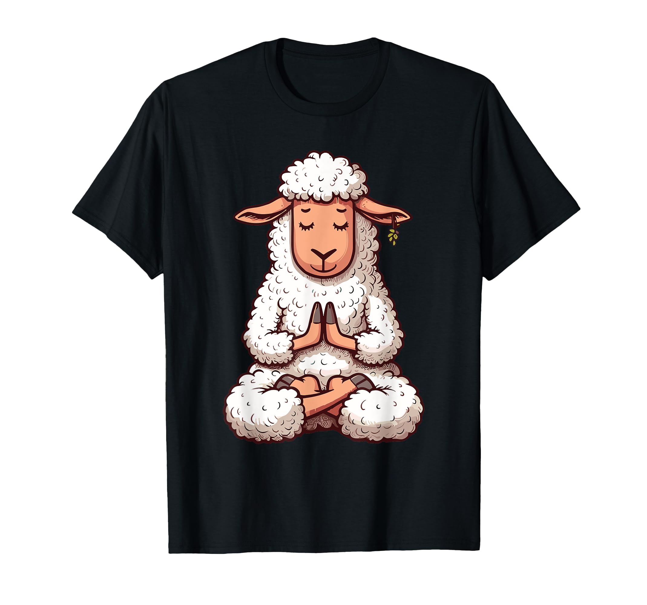 Meditation Sheep Yoga Pose T-Shirt - Casual Everyday Wear Men Women - T-Shirt, Sweatshirt, Hoodie