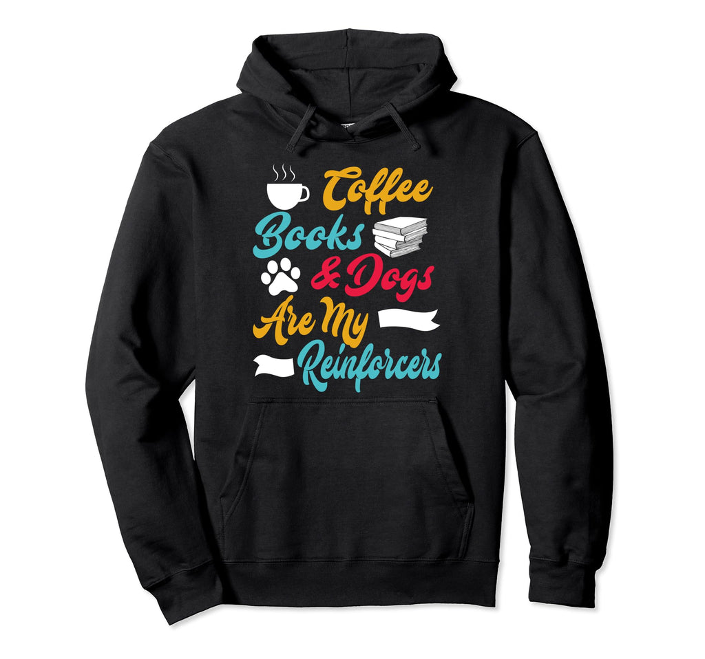 Aba Therapist Therapy Coffee Dogs Hoodie - Aesthetic Graphic Men Women - T-Shirt, Sweatshirt, Hoodie