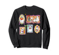 Bookish Ghosts Reading Book Nerd Sweatshirt - Custom Art Print for Adults - T-Shirt, Sweatshirt, Hoodie