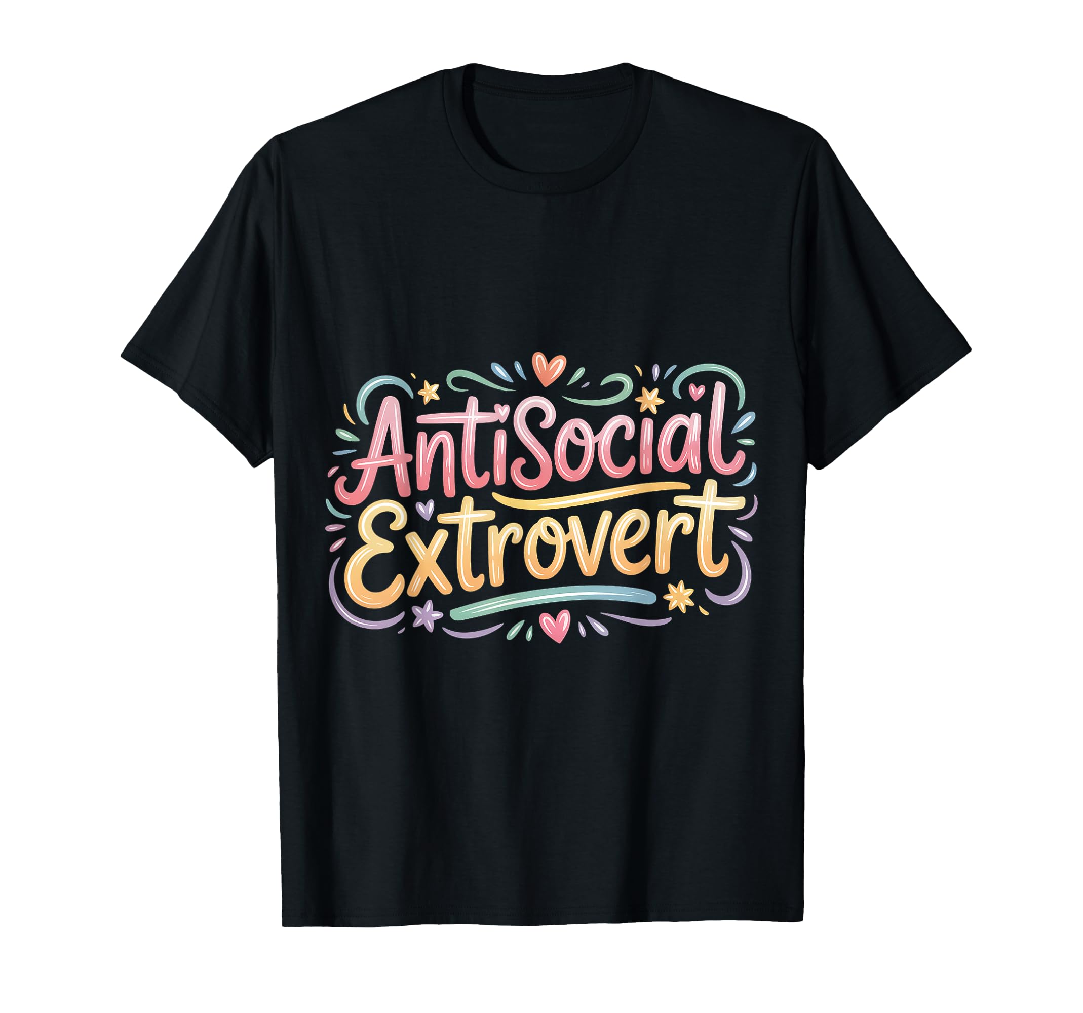 Antisocial Extrovert Social T-Shirt - Streetwear Style for Adults - T-Shirt, Sweatshirt, Hoodie