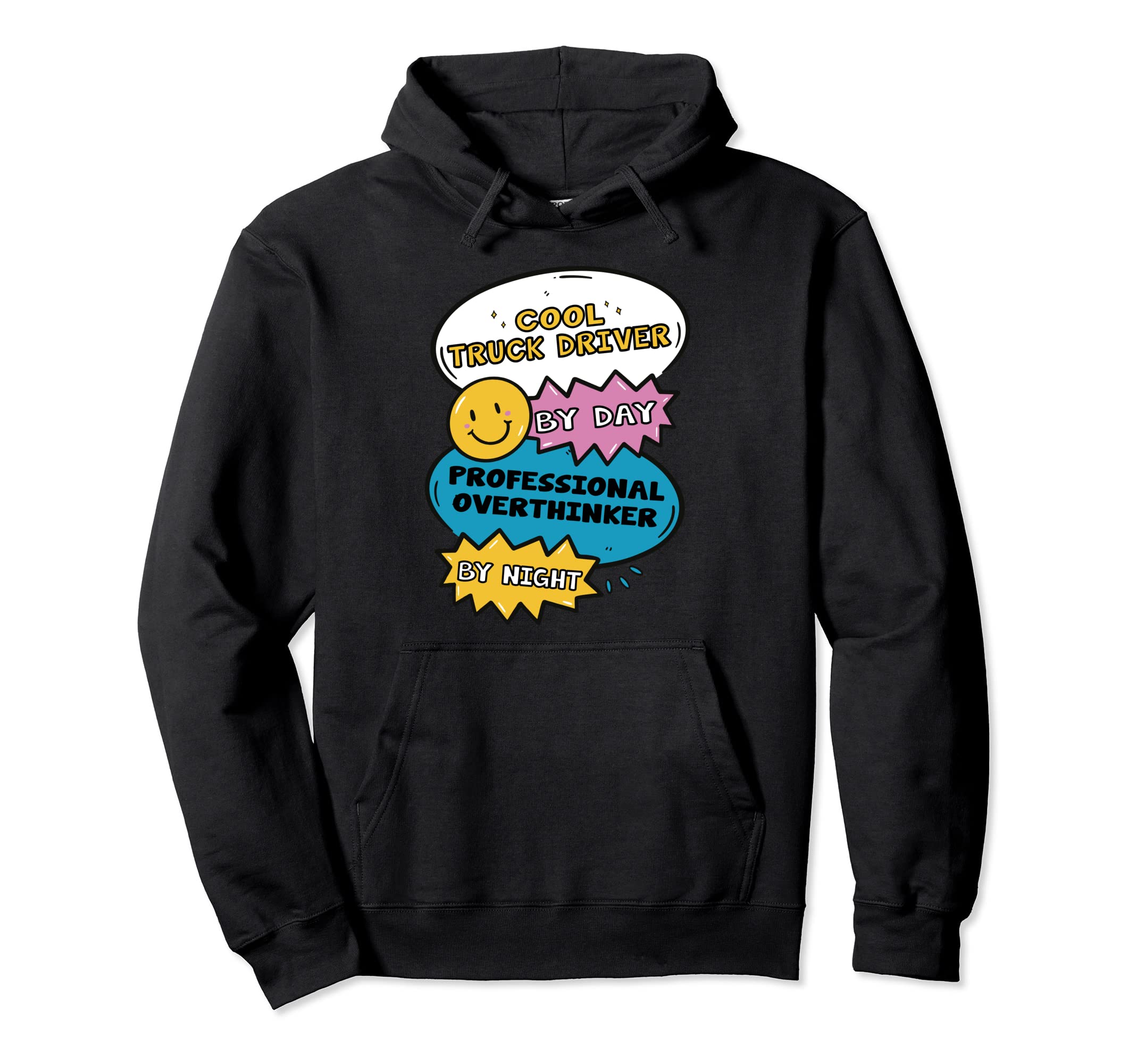 Truck Driver Day Professional Hoodie - Minimalist Print Men Women - T-Shirt, Sweatshirt, Hoodie