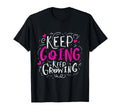 Keep Going Keep Growing Motivational T-Shirt - Minimalist Print for Adults - T-Shirt, Sweatshirt, Hoodie