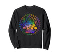 Ganesha Yoga Mandala Meditation Sweatshirt - Unique Graphic Men Women - T-Shirt, Sweatshirt, Hoodie