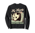Anxiety Mental Health Opossum My Sweatshirt - Minimalist Print for Adults - T-Shirt, Sweatshirt, Hoodie