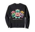 Lotus Flower Bloom Silence Zen Yoga Sweatshirt - Graphic Print for Adults - T-Shirt, Sweatshirt, Hoodie