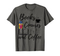Books Conures And Coffee Bird Parrots T-Shirt - Graphic Print Men Women - T-Shirt, Sweatshirt, Hoodie